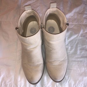 Tan booties